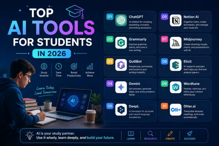 Top AI Tools for Students in 2026