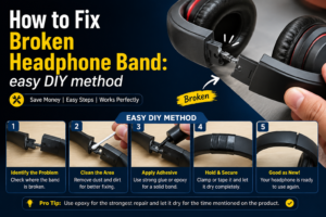 How to Fix Broken Headphone Band: easy DIY method How to Fix Broken Headphone Band: easy DIY method