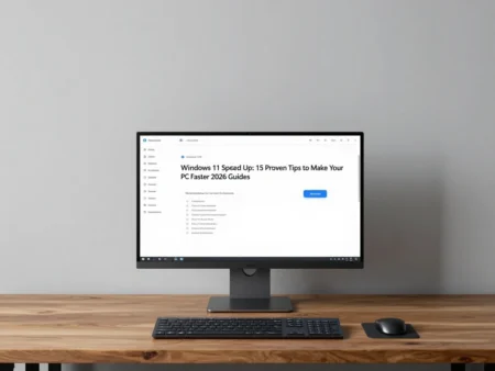 Windows 11 Speed Up: 15 Proven Tips to Make Your PC Faster 2026 Guides Windows 11 Speed Up: 15 Proven Tips to Make Your PC Faster 2026 Guides