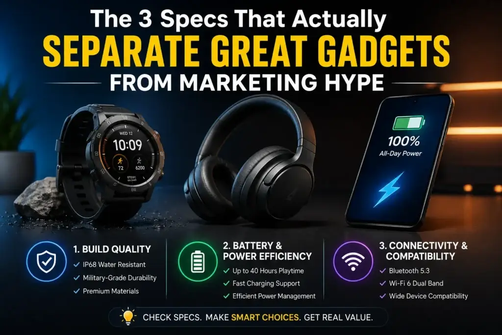 The 3 Specs That Actually Separate Great Gadgets from Marketing Hype